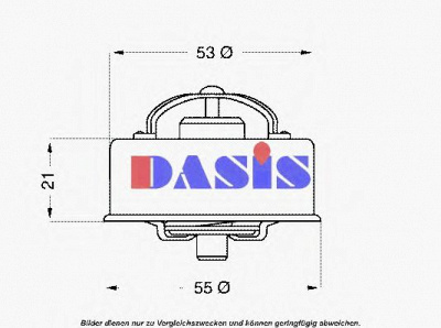 AKS DASIS 750924n -  Термостат, охлаждающая жидкость